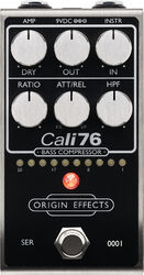 Compressor/sustain/noise gate effectpedaal Origin effects Cali76 Bass Compressor Black