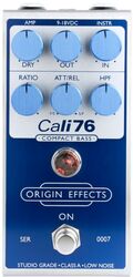 Compressor/sustain/noise gate effectpedaal Origin effects Cali76 Compact Bass Blue Edition