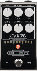 Compressor/sustain/noise gate effect pedaal Origin effects CALI76 FET Compressor Black