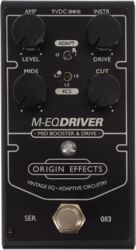 Overdrive/distortion/fuzz effectpedaal Origin effects M EQ DRIVER Black Edition OVERDRIVE