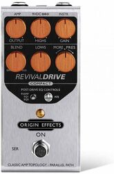 Overdrive/distortion/fuzz effectpedaal Origin effects Revival Drive Compact