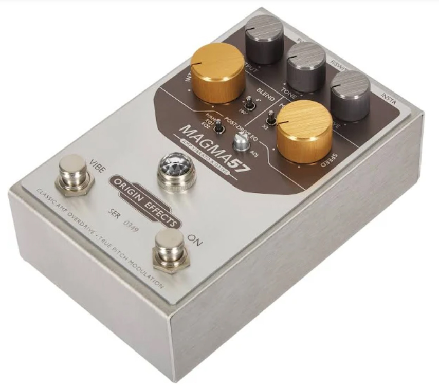 Origin Effects Magma 57 Amp Vibrato & Drive - Modulation/chorus/flanger/phaser en tremolo effect pedaal - Variation 1