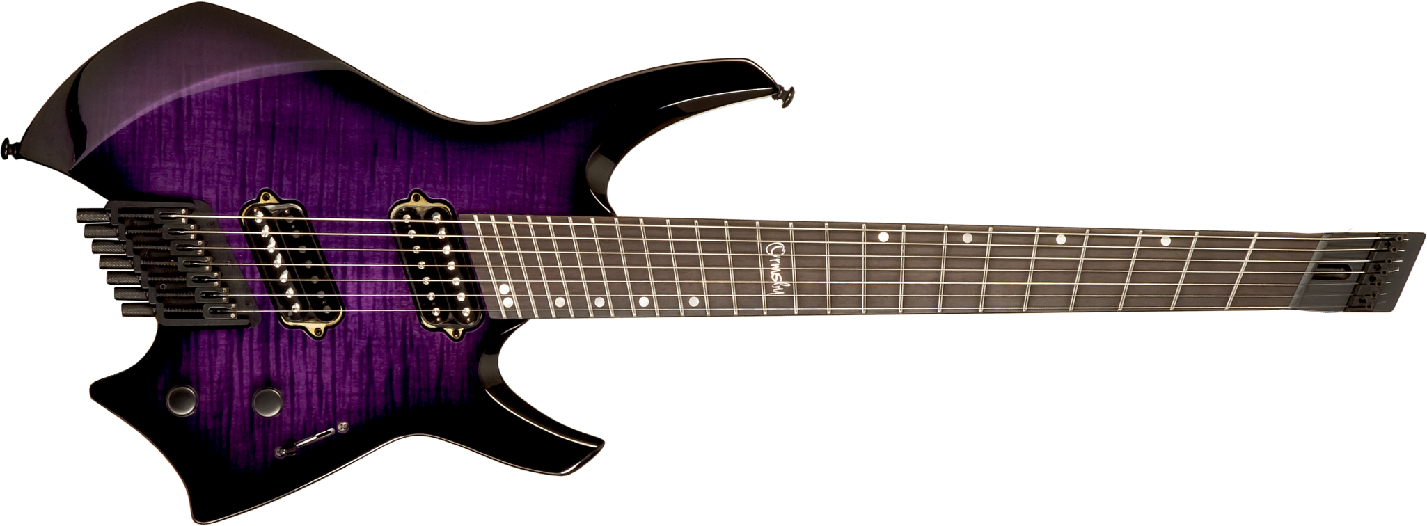 Ormsby Goliath Headless Gtr Run 17 7c Multiscale 2h Ht Eb - Purr Pull - Multi-scale gitaar - Main picture