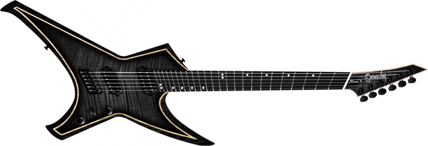 Ormsby Hype Gtr 8 Ltd Run 16 8c Multiscale 2h Ht Eb - Dahlia Black - Multi-scale gitaar - Main picture