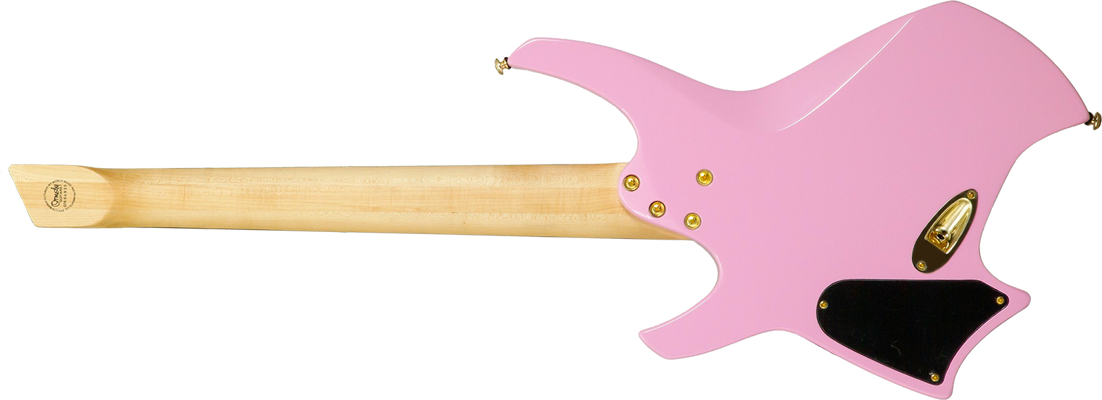 Ormsby Goliath Headless 7 Gtr Run 14 7c Multiscale 2h Ht Eb - Shell Pink - Multi-scale gitaar - Variation 1