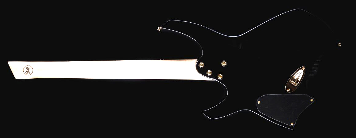 Ormsby Goliath Headless Gtr 7c Multiscale 2h Ht Eb - Tuxedo Black - Multi-scale gitaar - Variation 1