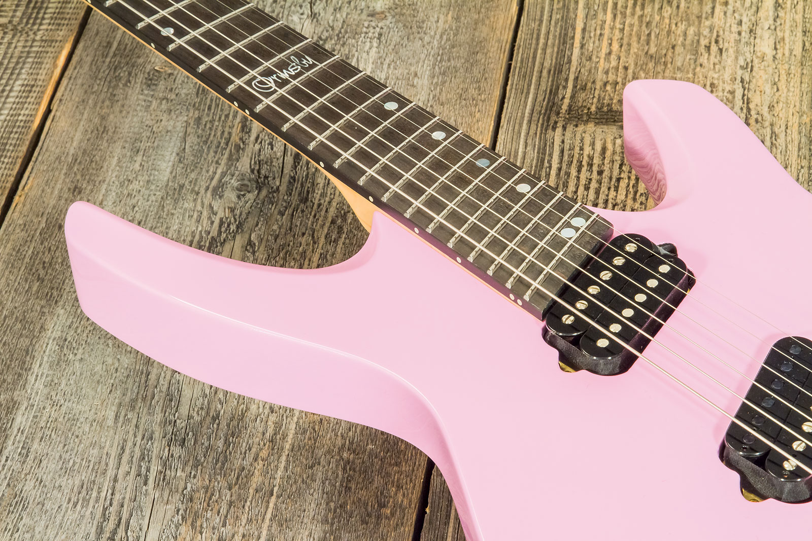 Ormsby Goliath Headless Gtr Run 14c Multiscale 2h Ht Eb - Shell Pink - Multi-scale gitaar - Variation 2