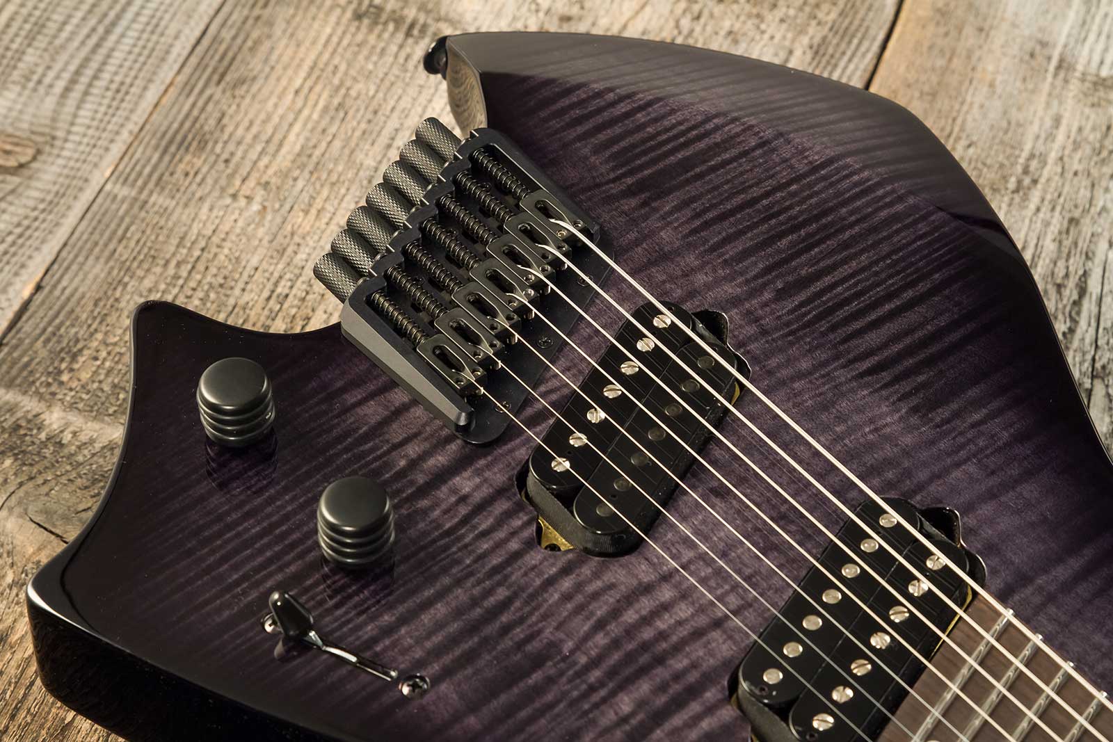 Ormsby Goliath Headless Gtr Run 17 7c Multiscale 2h Ht Eb - Dahlia Black - Multi-scale gitaar - Variation 3