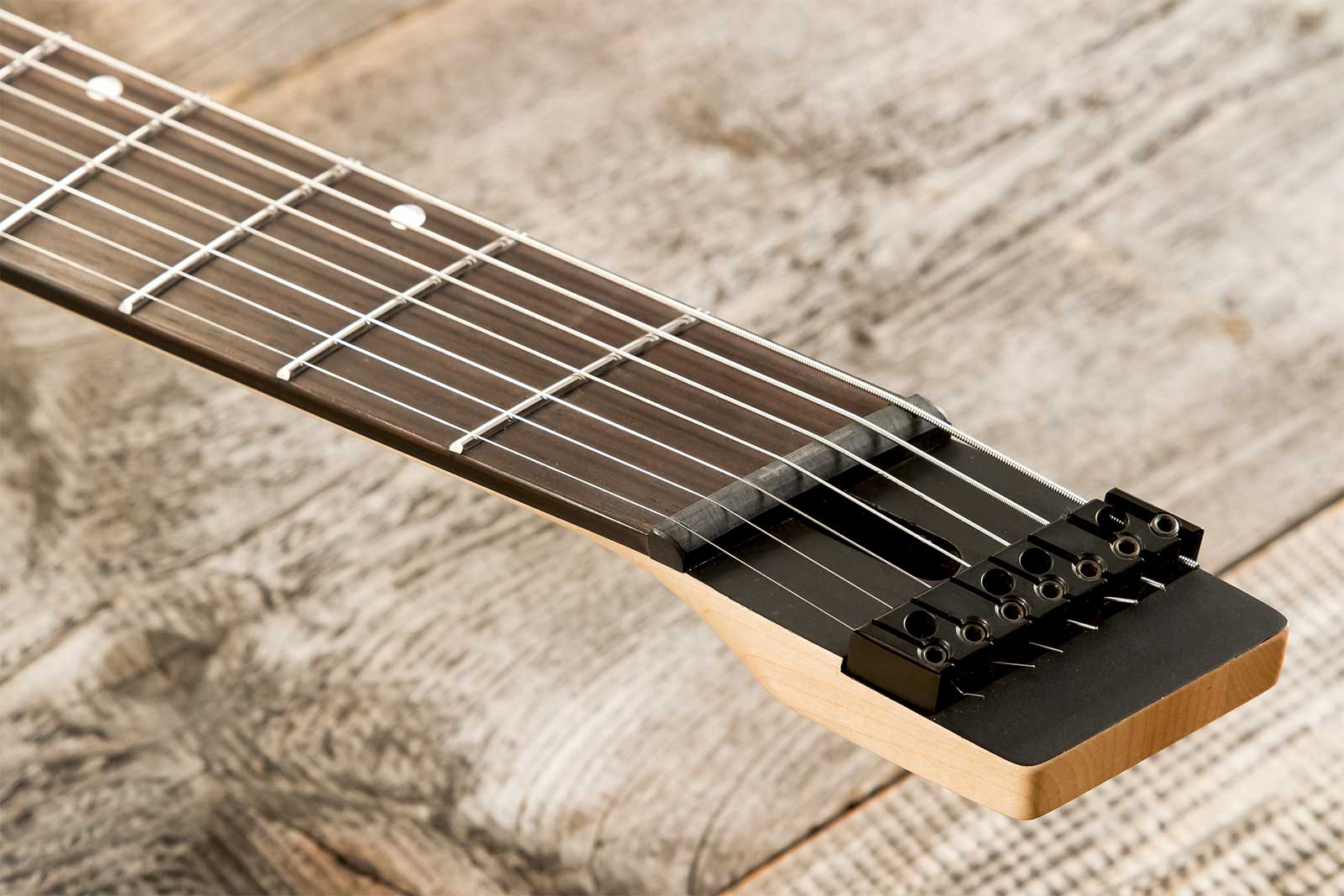 Ormsby Goliath Headless Gtr Run 17 7c Multiscale 2h Ht Eb - Dahlia Black - Multi-scale gitaar - Variation 7