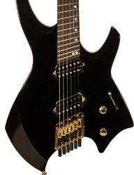 Elektrische gitaar in str-vorm Ormsby Goliath Headless GTR 6 Run 14 - Tuxedo black