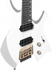 Multi-scale gitaar Ormsby Goliath Headless GTR 7 Run 14 - Ermine white