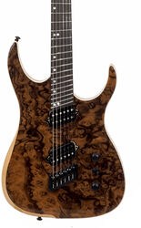Multi-scale gitaar Ormsby Hype GTR 6 Swamp Ash Walnut Burl - Natural