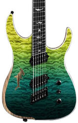 Multi-scale gitaar Ormsby Hype GTR Shark 6-String - Carribean blue/green