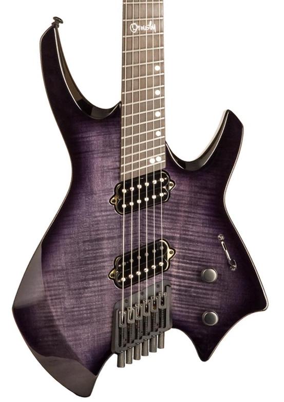 Multi-scale gitaar Ormsby Goliath Headless GTR Run 17 - DAHLIA BLACK