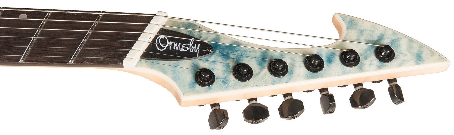 Ormsby Hype Gtr 6 Ash Multiscale 2h Eb +housse - Denim - Multi-scale gitaar - Variation 4