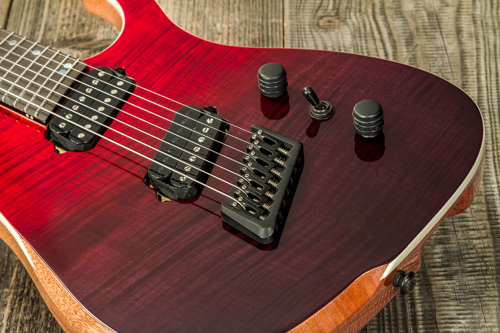 Ormsby Hype Gtr 7c Ltd Run 16 Multiscale 2h Ht Eb #gtr07630 - Blood Bath - Multi-scale gitaar - Variation 3