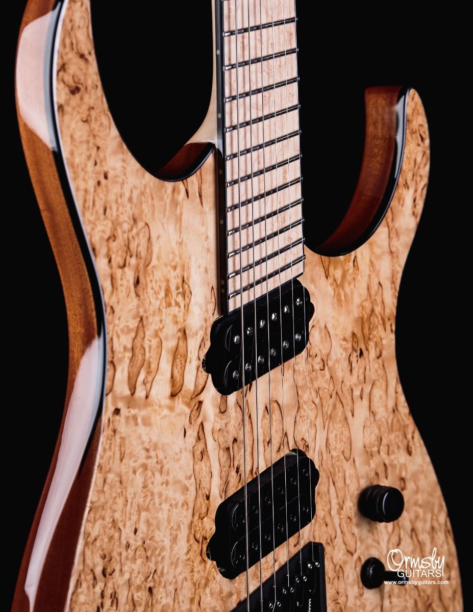 Ormsby Hype Gtr Elite 2 6c Multiscale 2h Ht Eb - Karelian Birch Natural - Multi-scale gitaar - Variation 3