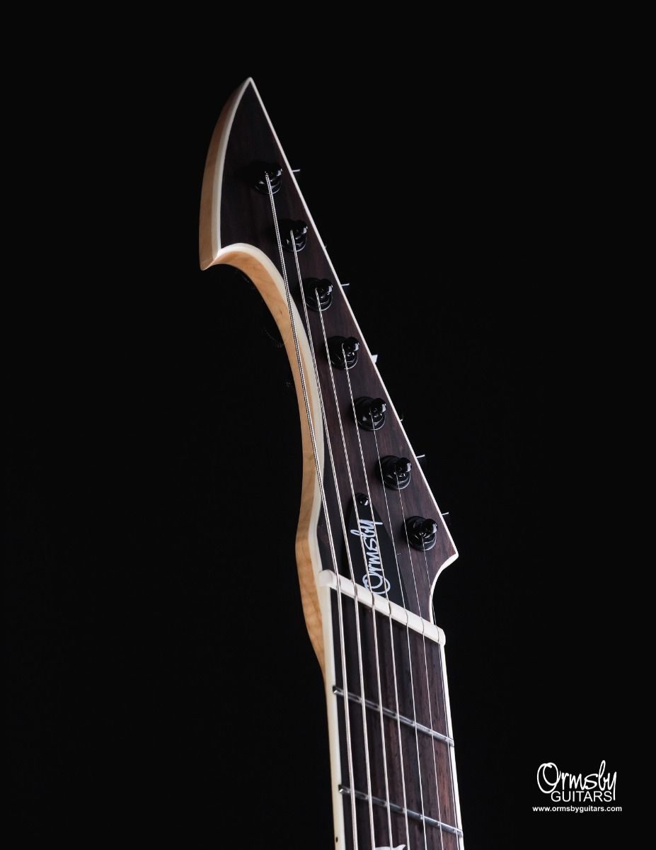 Ormsby Hype Gtr Shark 7c Multiscale 2h Ht Eb - Carribean Blue/green - Multi-scale gitaar - Variation 6