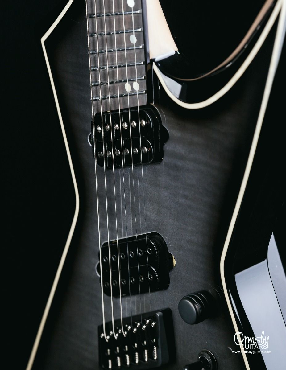 Ormsby Hype Gtr 8 Ltd Run 16 8c Multiscale 2h Ht Eb - Dahlia Black - Multi-scale gitaar - Variation 4