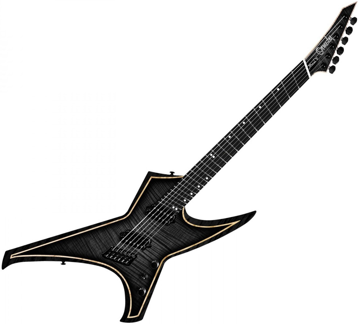 Ormsby Hype Gtr 8 Ltd Run 16 8c Multiscale 2h Ht Eb - Dahlia Black - Multi-scale gitaar - Variation 6