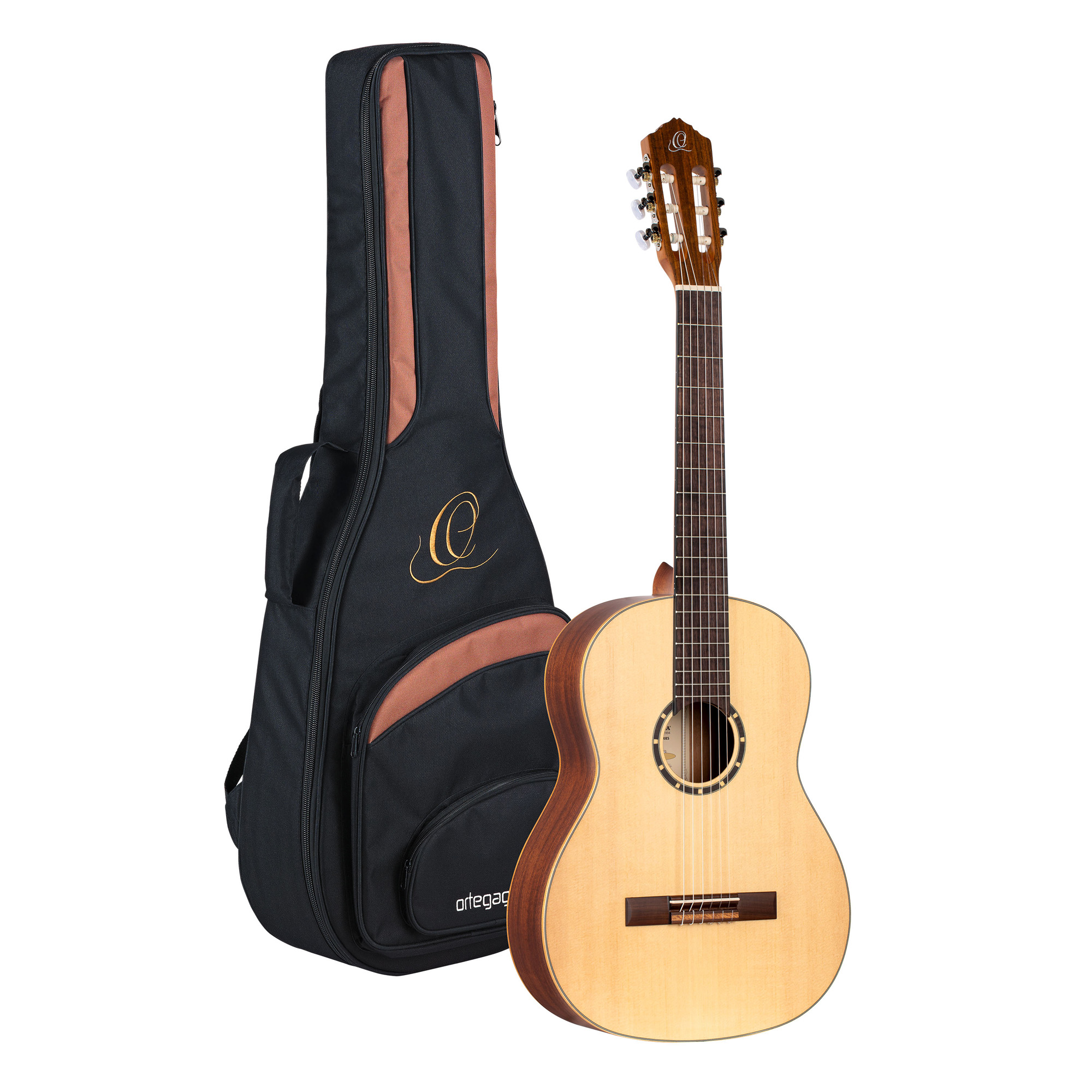 Ortega R121 52mm Epicea Acajou So + Housse - Natural - Klassieke gitaar 4/4 - Variation 1