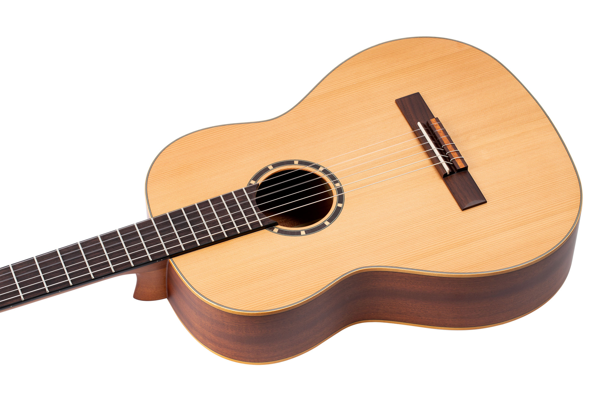 Ortega R131 48mm Table Massive Cedre Acajou So + Housse - Natural - Klassieke gitaar 4/4 - Variation 1