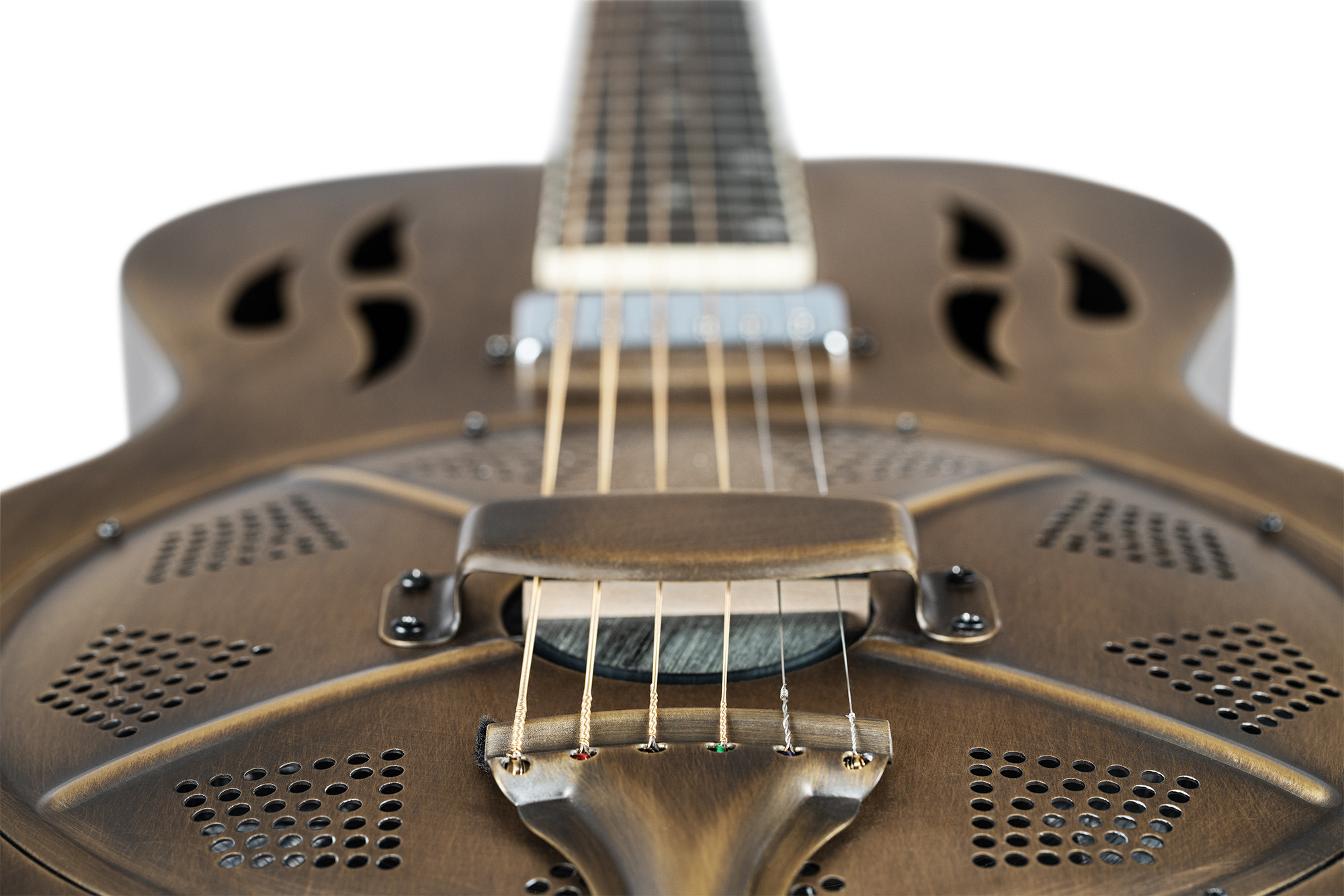 Ortega Rrg60e Resonator - Antique Burst - Dobro resonatorgitaar - Variation 1
