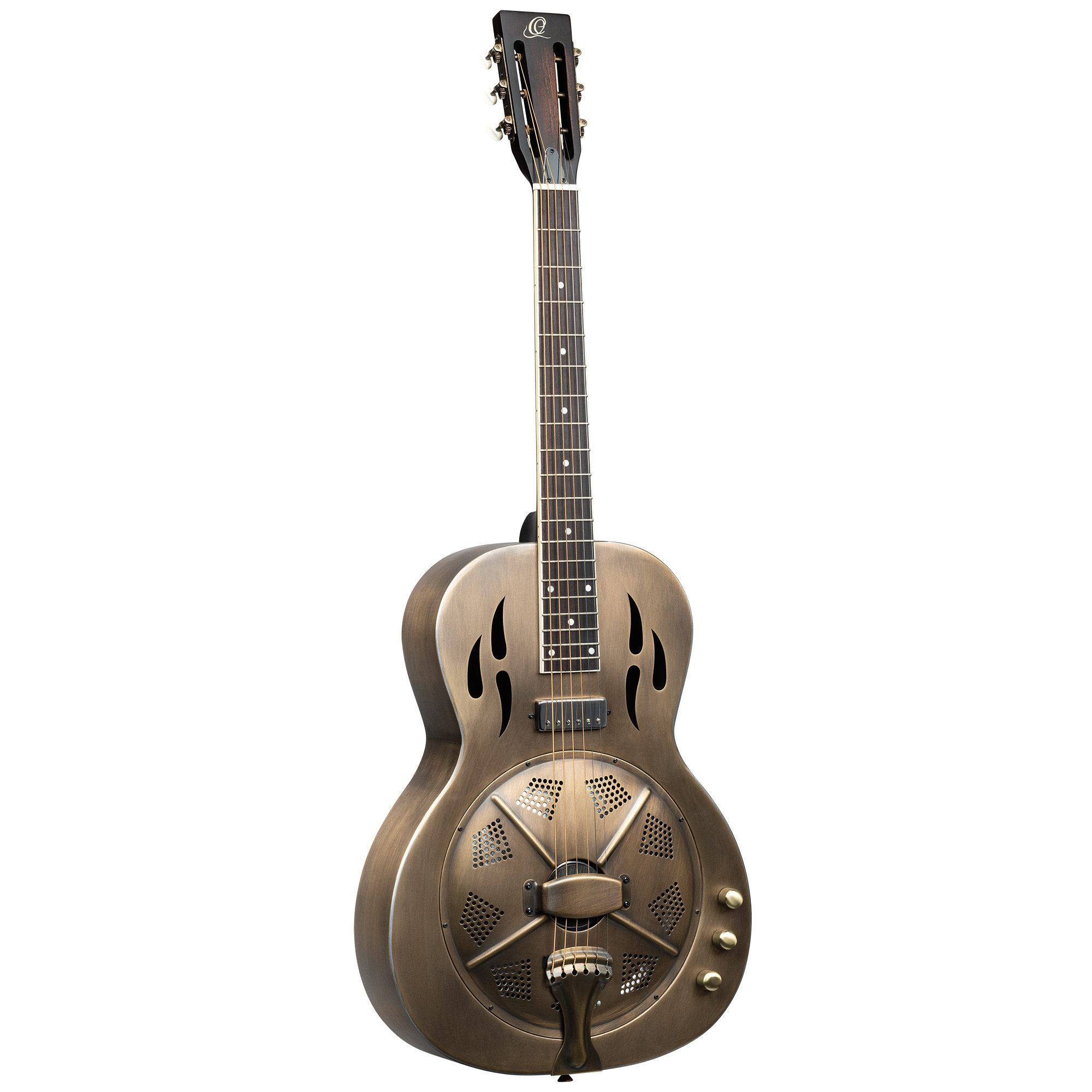 Ortega Rrg60e Resonator - Antique Burst - Dobro resonatorgitaar - Variation 5