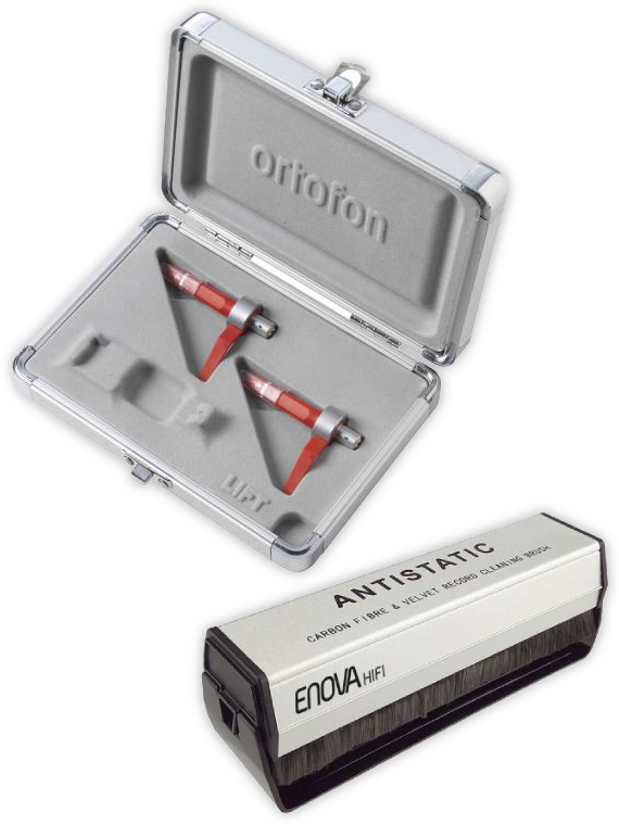 Ortofon Concorde Mkii Twin Digital + Enova Hifi Brosse Antistatic Vinyle -bva 20 - Draaitafelelement - Main picture