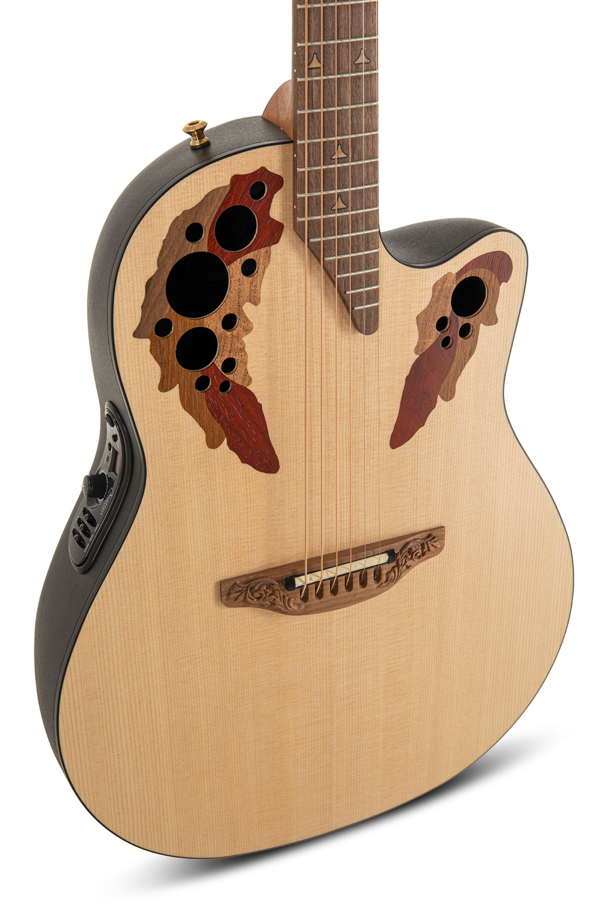 Ovation 1768-4s-g Pro Series Elite Usa Epicea Wal - Natural - Folk gitaar - Variation 2