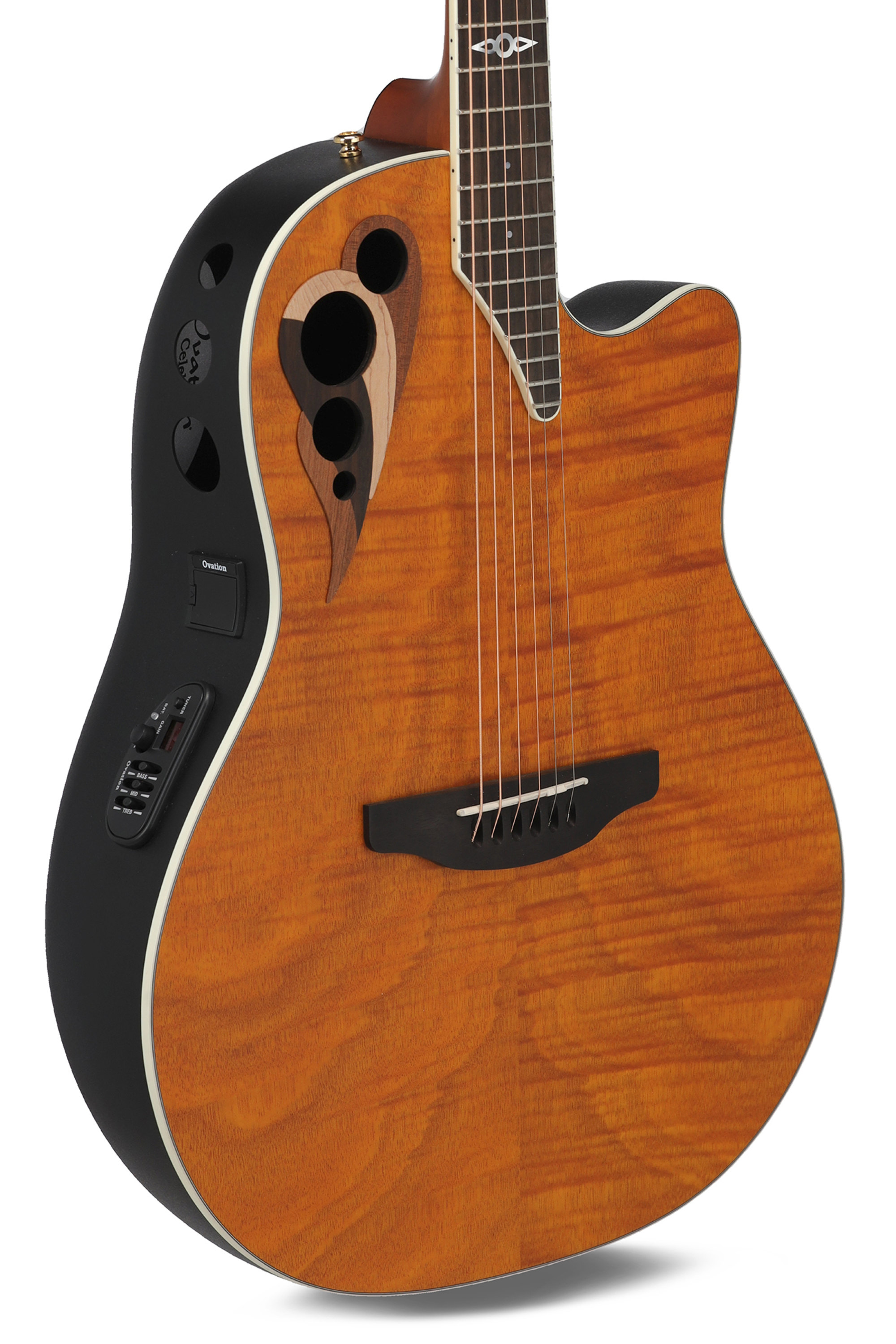 Ovation Celebrity Elite Deluxe Plus Ltd 2026 Quilted - Natural - Folk gitaar - Variation 2