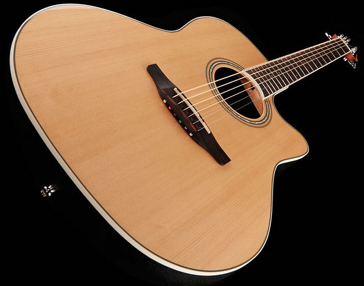 Ovation Cs24-4-g Celebrity Standard Mid Depth Cw Epicea Lyrachord  Rw - Natural - Elektro-akoestische gitaar - Variation 2