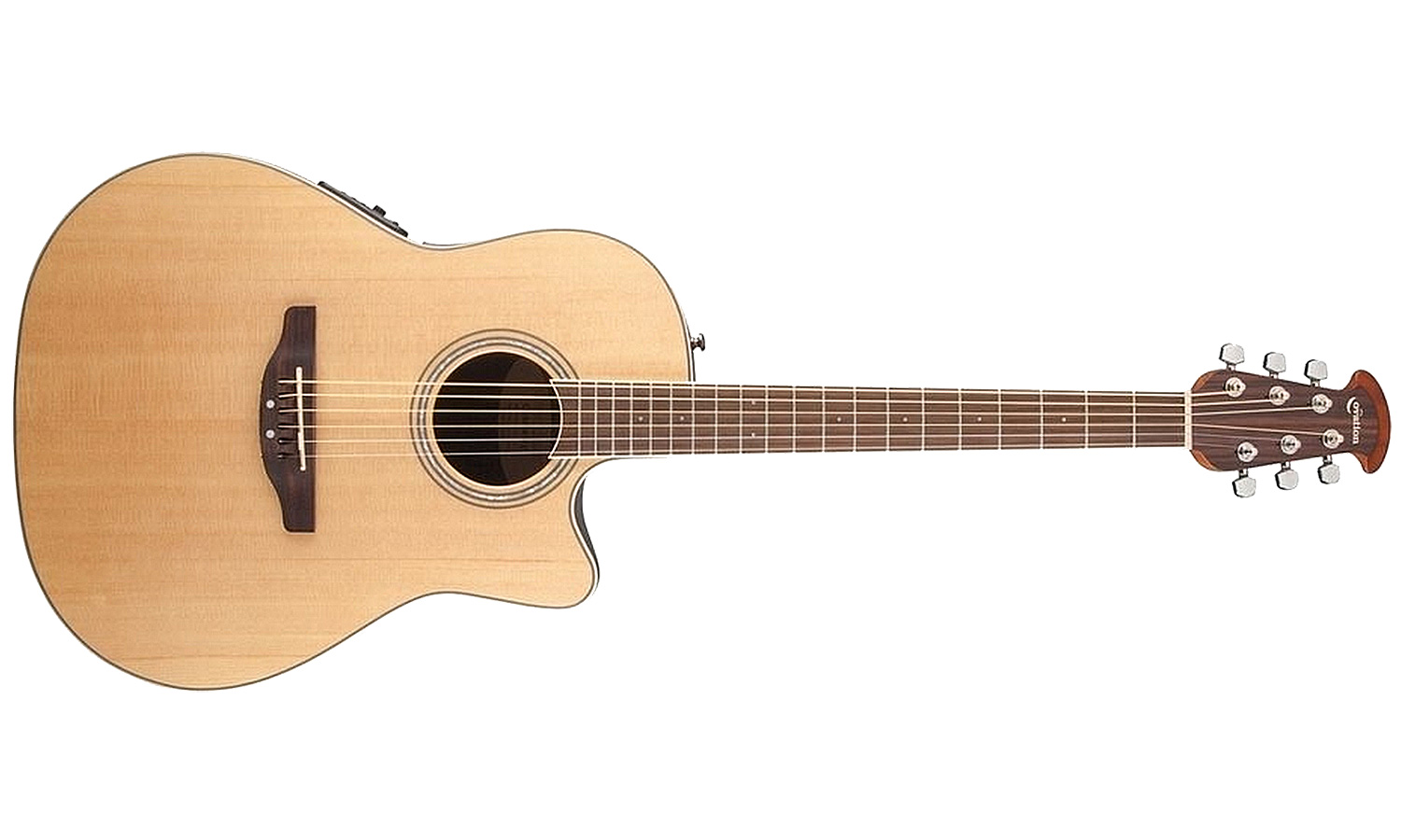 Ovation Cs24-4-g Celebrity Standard Mid Depth Cw Epicea Lyrachord  Rw - Natural - Elektro-akoestische gitaar - Variation 1