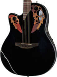 Linkshandige folkgitaar Ovation CE44L-5-G Celebrity Elite Gaucher - Black