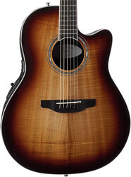 Volksgitaar Ovation CS28P-KOAB-G Celebrity Elite Exotic - Dark burst koa