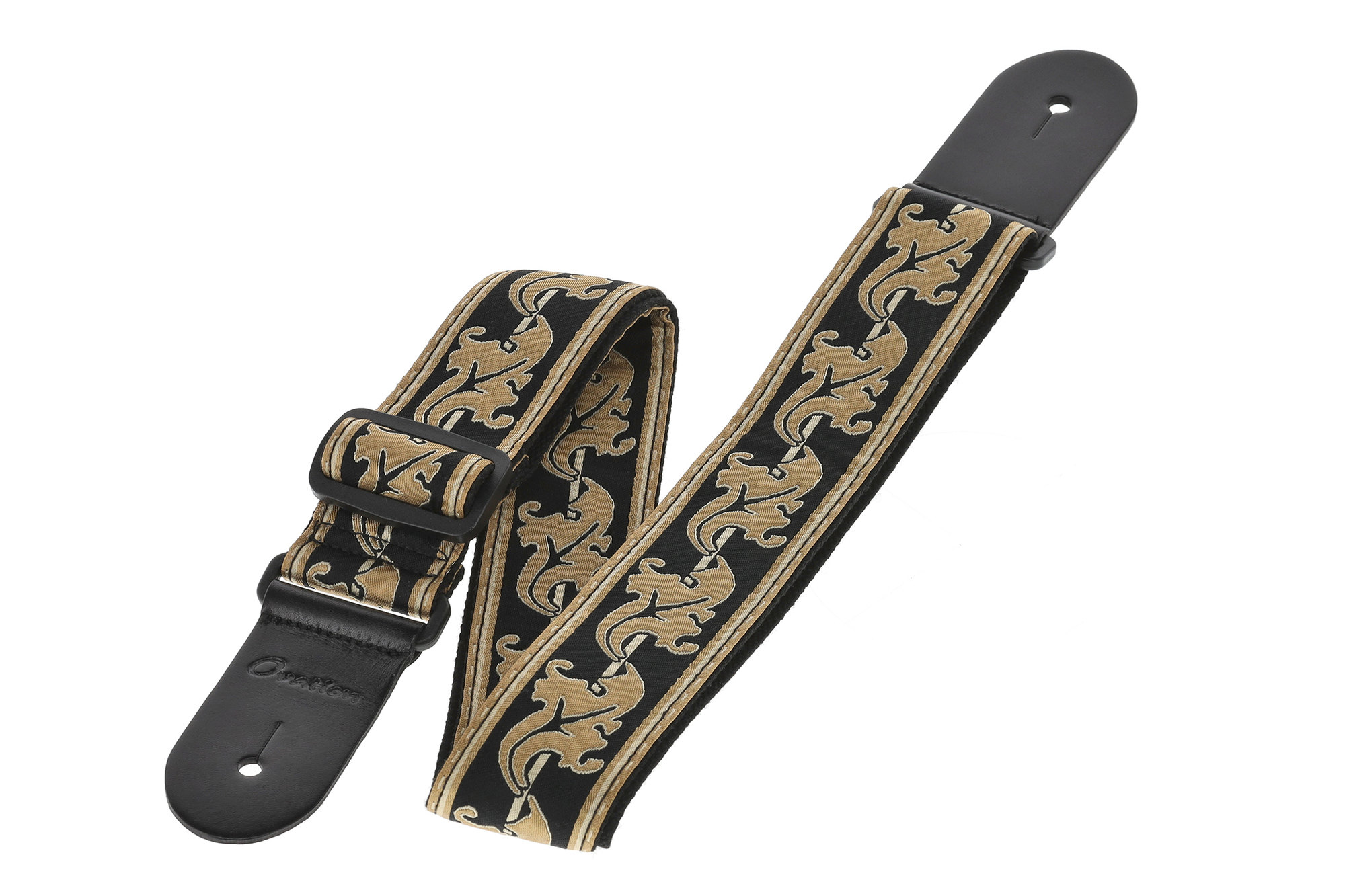 Ovation Sangle Guitare Signature Nylon Retro Gold - Gitaarriem - Variation 4