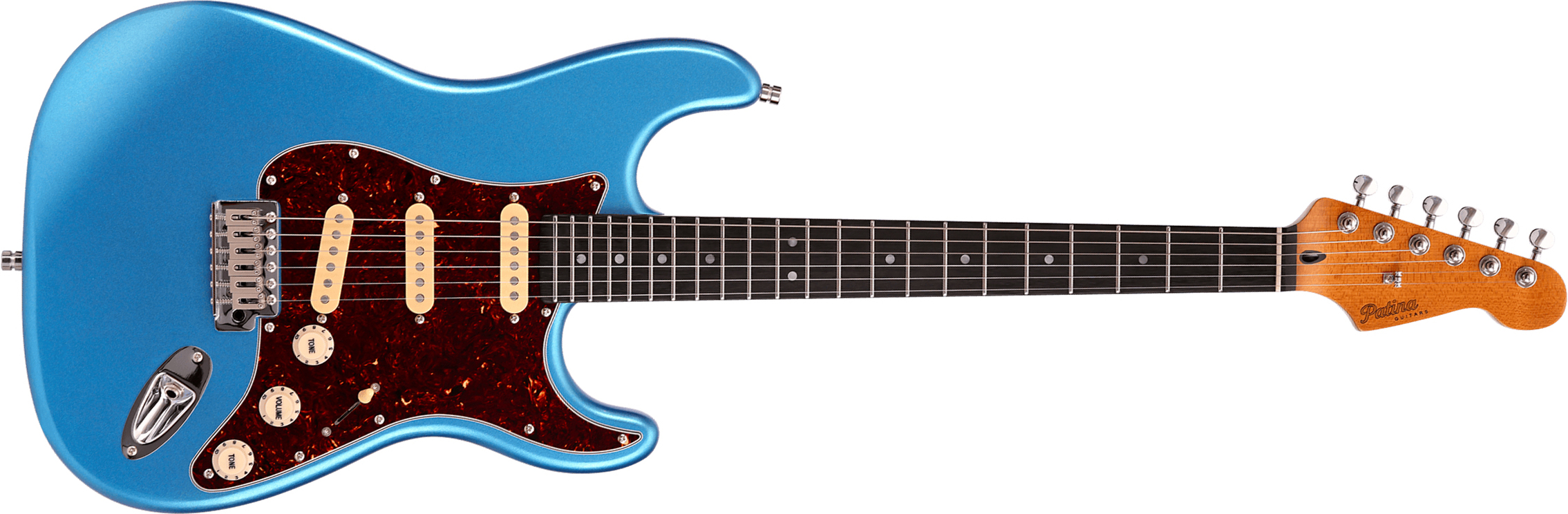Patina Guitars Ps3 Lpb 3s Trem Rw - Lake Placid Blue - Elektrische gitaar in Strat vorm - Main picture