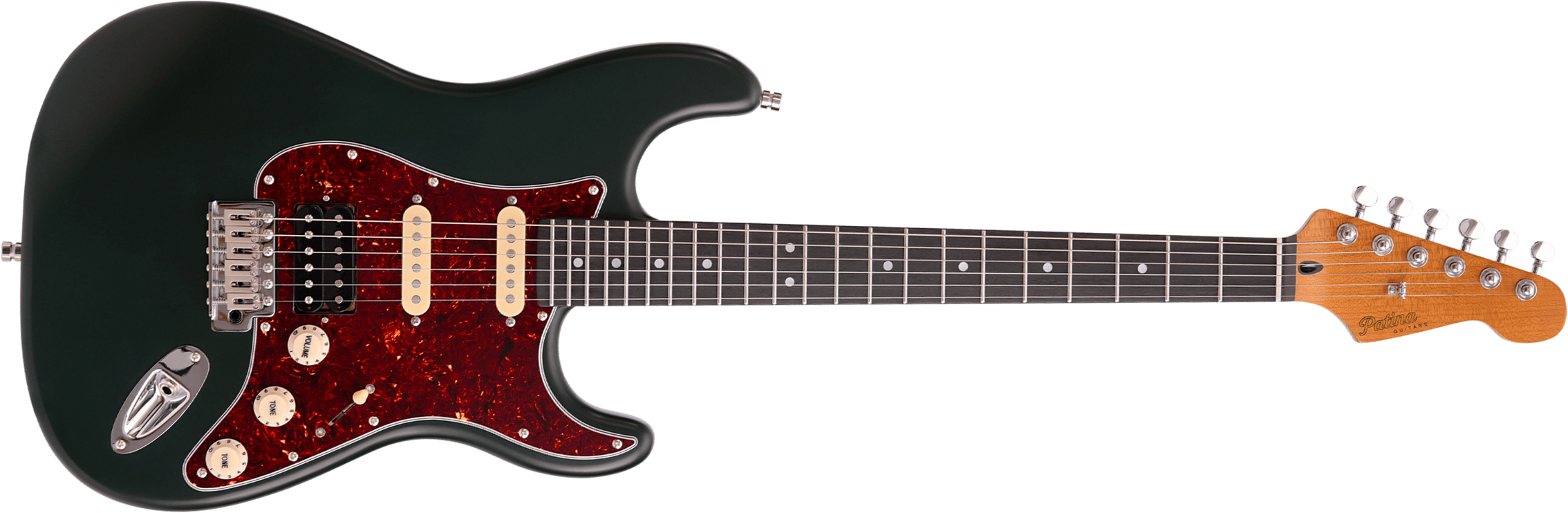 Patina Guitars Ps4 Sgr Hss Trem Rw - Sherwood Green - Elektrische gitaar in Strat vorm - Main picture
