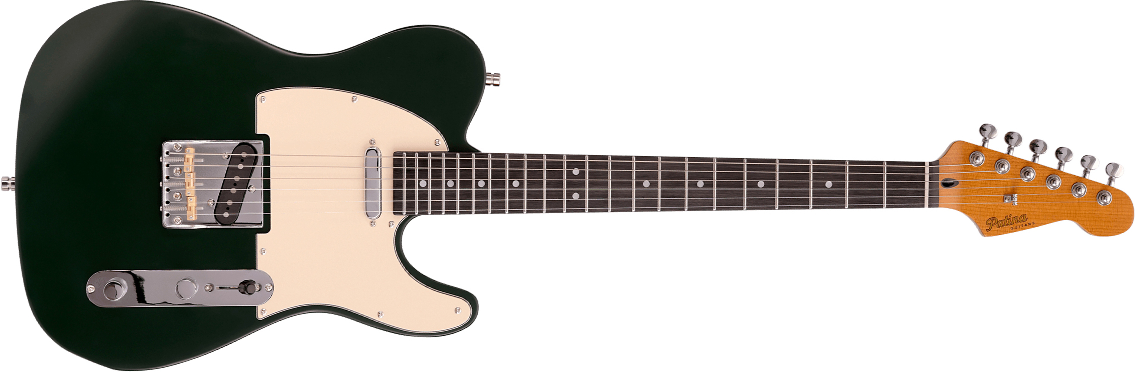 Patina Guitars Pt3 Sgr 2s Ht Rw - Sherwood Green - Televorm elektrische gitaar - Main picture