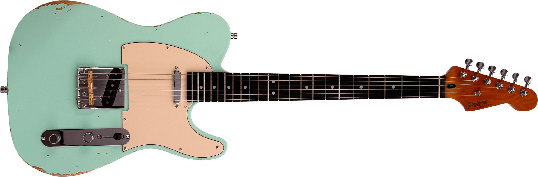 Patina Guitars Pt6 Sfg R 2s Ht Rw - Seafoam Green - Televorm elektrische gitaar - Main picture