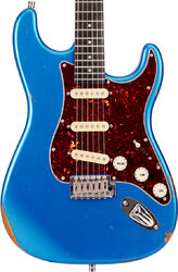 Elektrische gitaar in strat vorm Patina guitars PS-6 LPB R - Lake Placid Blue Relic