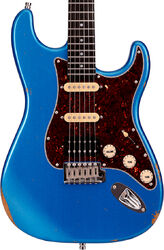 Elektrische gitaar in strat vorm Patina guitars PS-7 LPB R - Lake placid blue