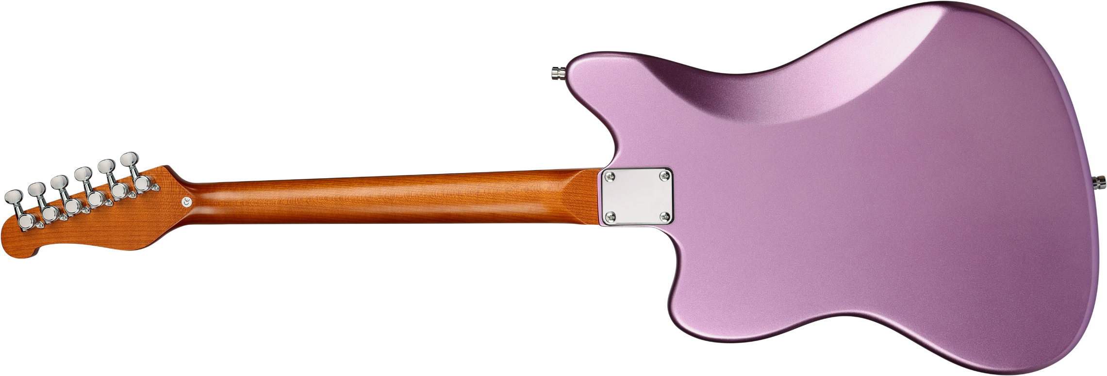 Patina Guitars Pj3 Pp 2s Trem Rw - Purple - Retro-rock elektrische gitaar - Variation 1