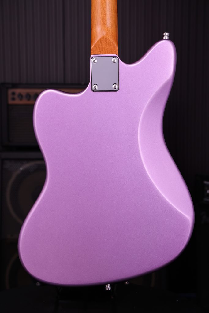 Patina Guitars Pj3 Pp 2s Trem Rw - Purple - Retro-rock elektrische gitaar - Variation 3