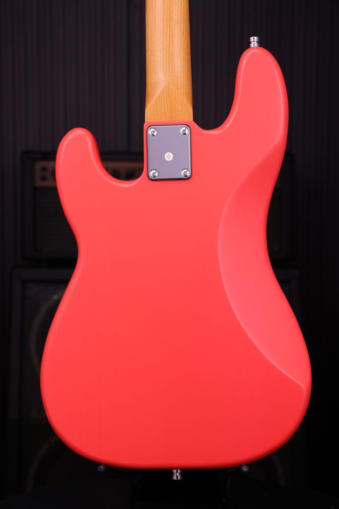 Patina Guitars Ppb3 Frd 1s Ht Rw - Fiesta Red - Solid body elektrische bas - Variation 3