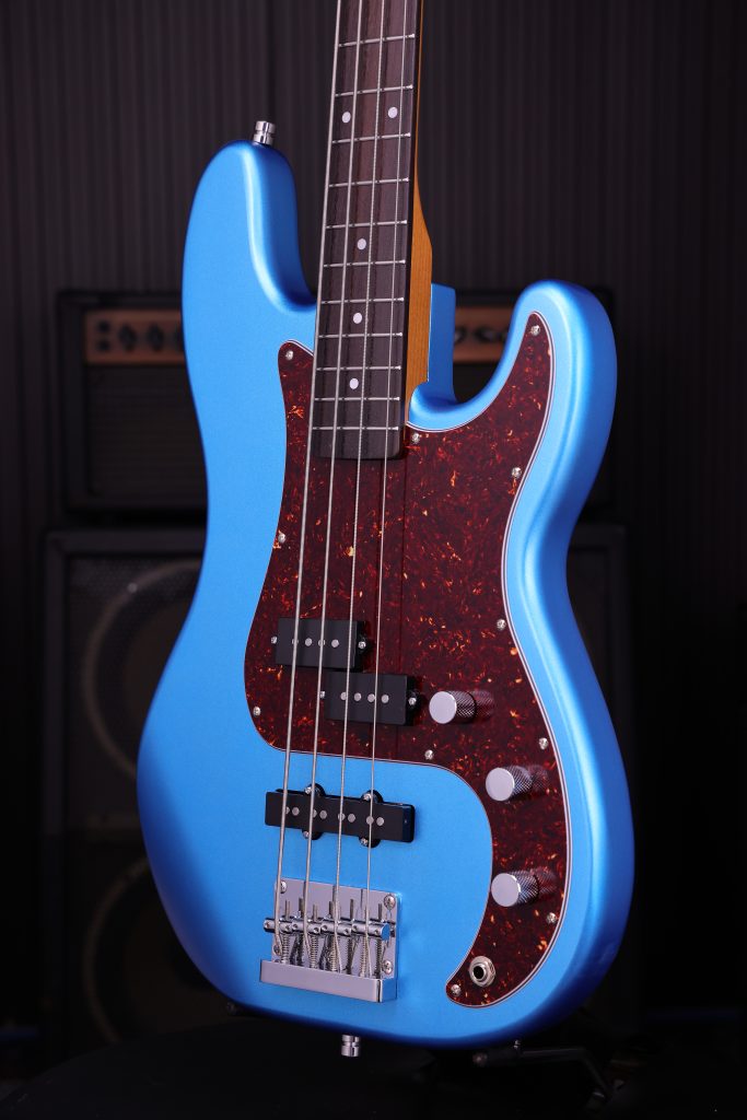 Patina Guitars Ppb3 Lpb 1s Ht Rw - Lake Placid Blue - Solid body elektrische bas - Variation 2