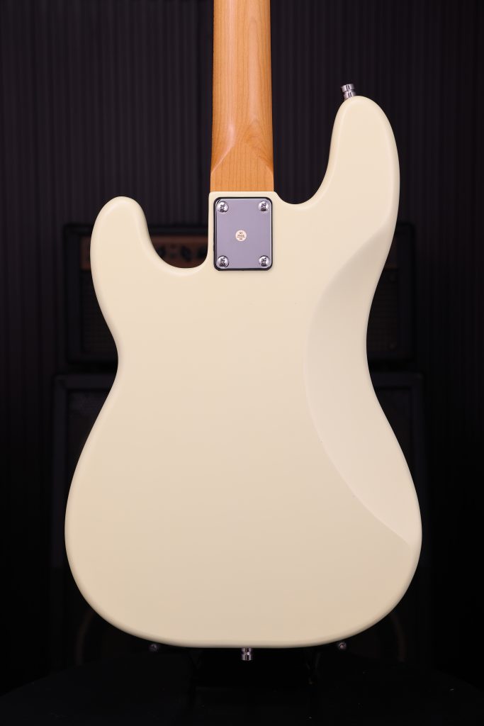 Patina Guitars Ppb3 Ow 1s Ht Rw - Olympic White - Solid body elektrische bas - Variation 3