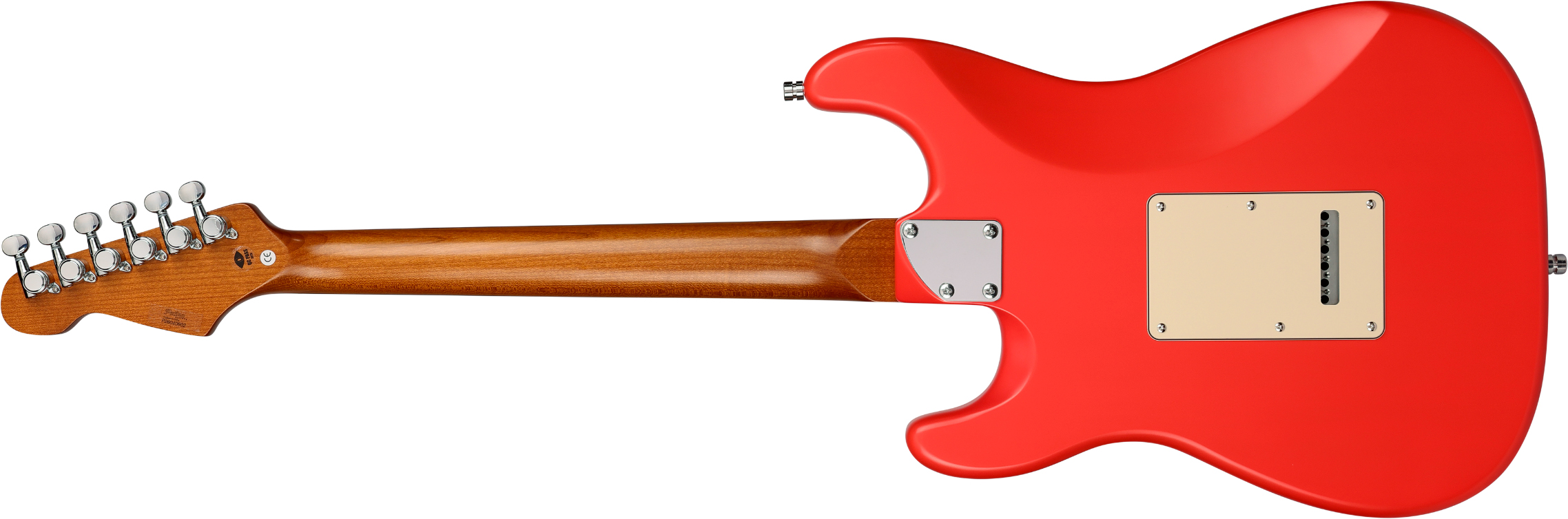 Patina Guitars Ps3 Frd 3s Trem Rw - Fiesta Red - Elektrische gitaar in Strat vorm - Variation 1