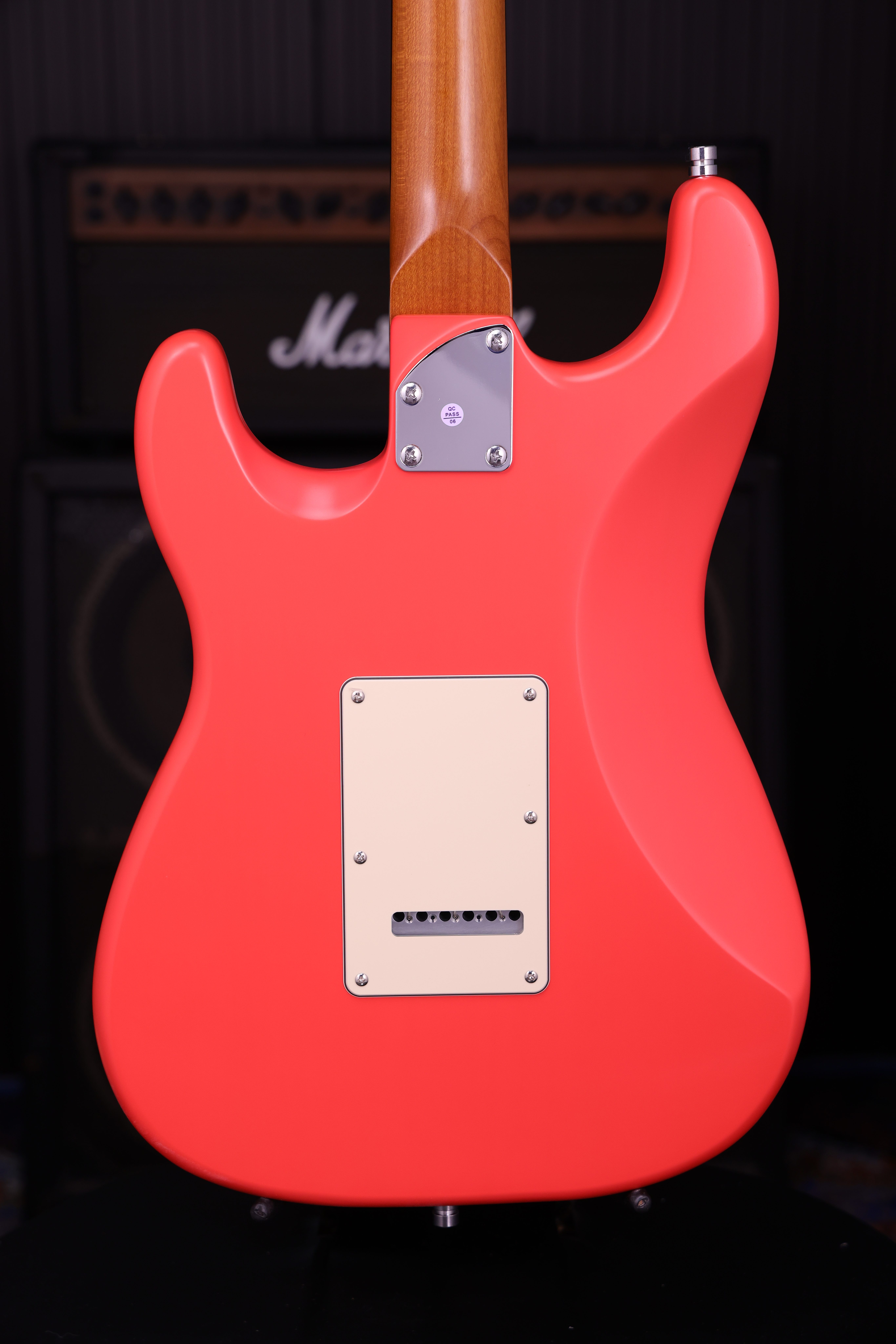 Patina Guitars Ps3 Frd 3s Trem Rw - Fiesta Red - Elektrische gitaar in Strat vorm - Variation 3
