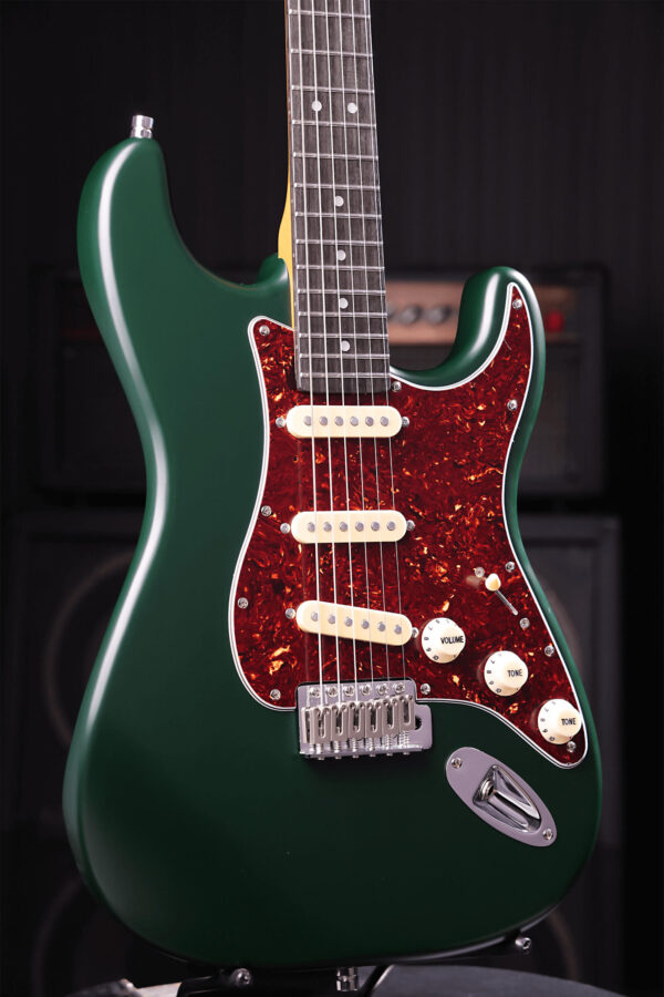 Patina Guitars Ps3 Sgr 3s Trem Rw - Sherwood Green - Elektrische gitaar in Strat vorm - Variation 2